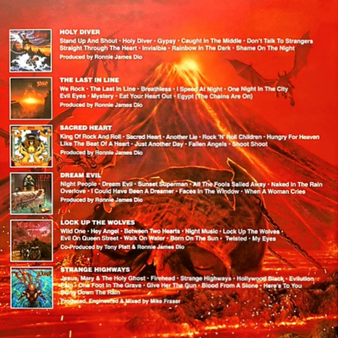 A-Decade-of-Dio-1983-1993-6xSplatter-Vinyl-7-inch