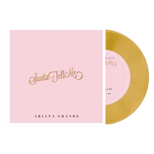 Ariana-Grande-Santa-Tell-Me-Gold-7-inch-Single