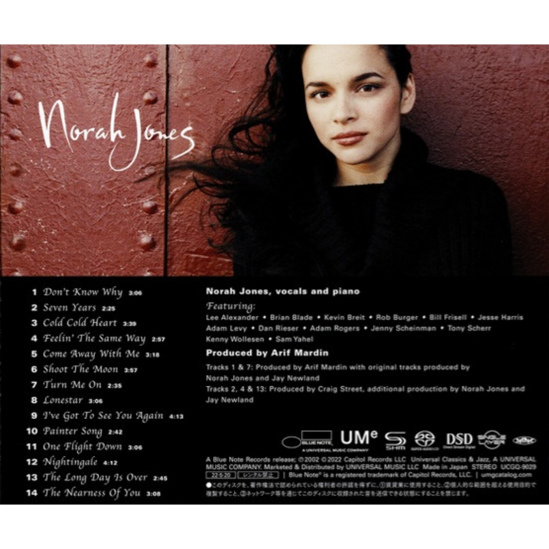 Norah Jones: Come Away With Me - Remastered SHM-SACD