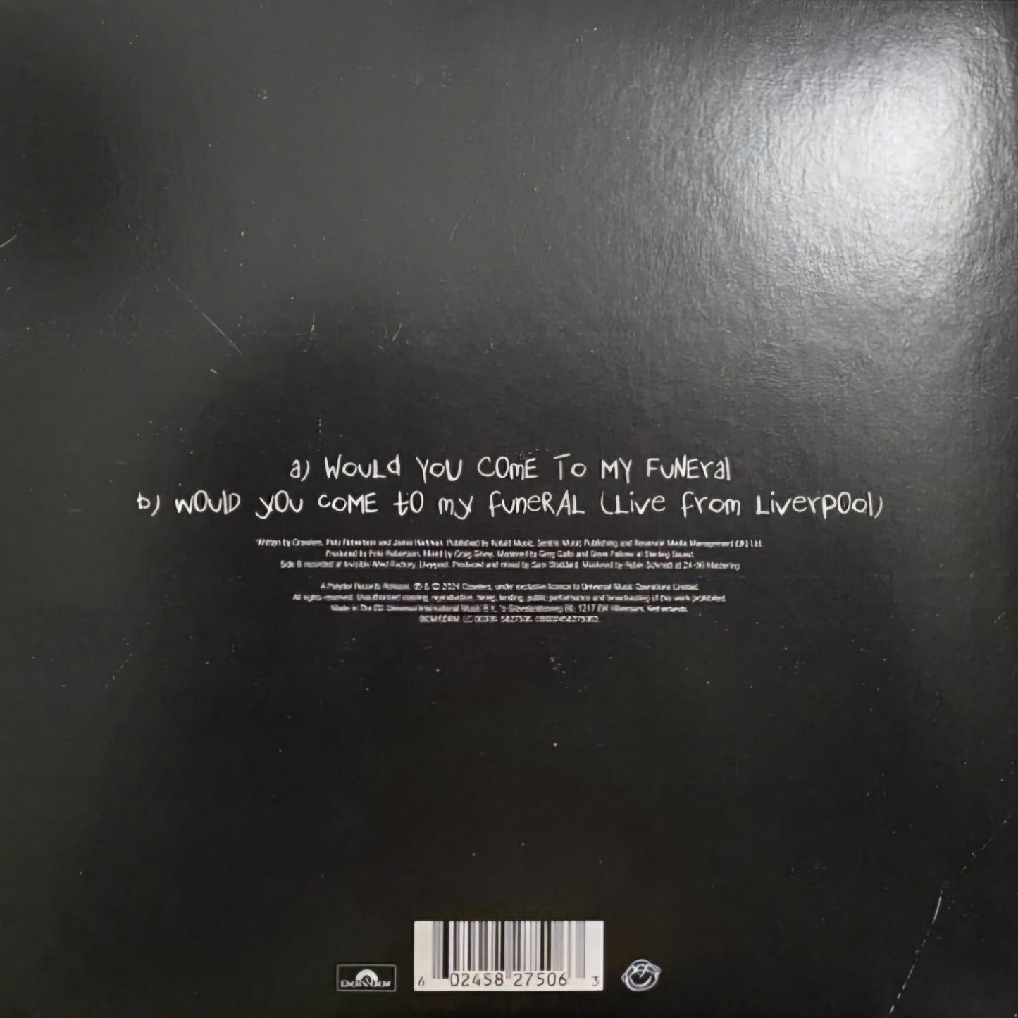 Crawlers-Come-To-My-Funeral-Pink-Vinyl-7-in-Single