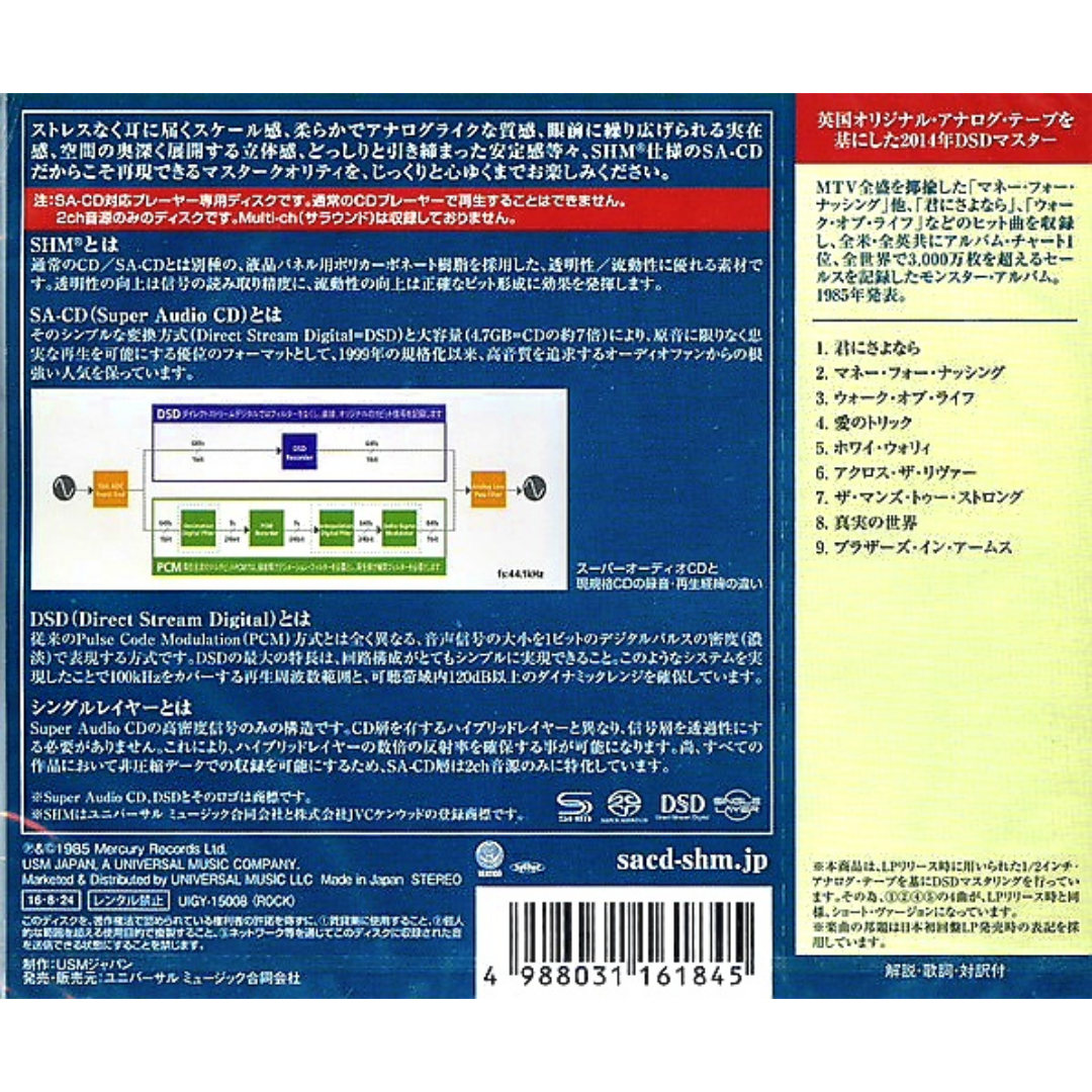 Dire Straits: Brothers In Arms - Japanese SHM-SACD Album