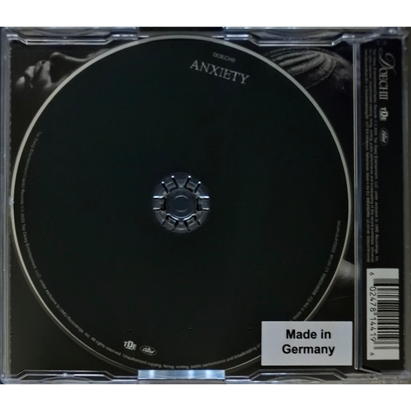 Doechii-Anxiety-1-track-CD-Single-European