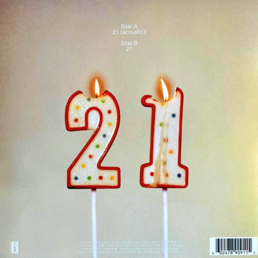 Gracie-Abrams-21-Yellow-Vinyl-7-inch-Single