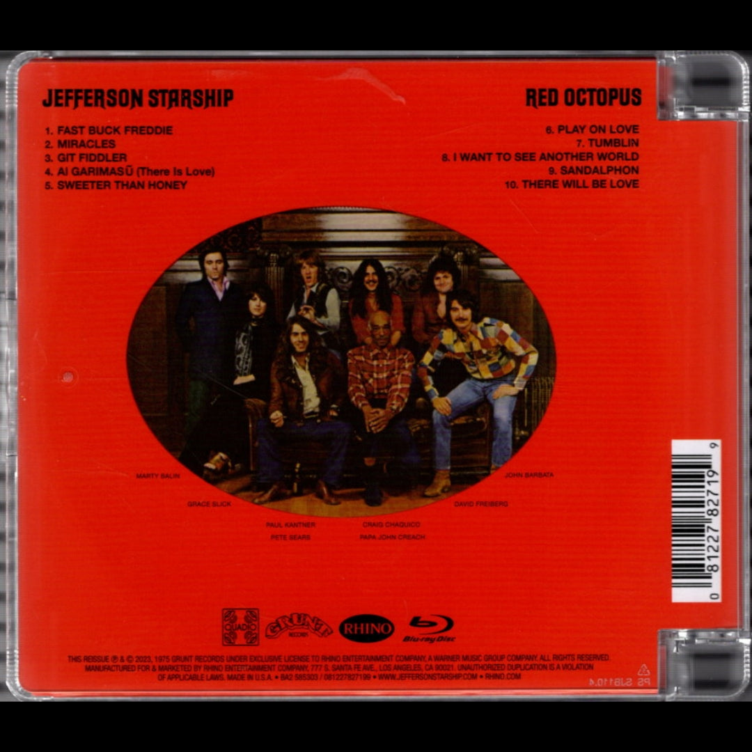 Jefferson Starship: Red Octopus - Quadio Blu-ray Audio