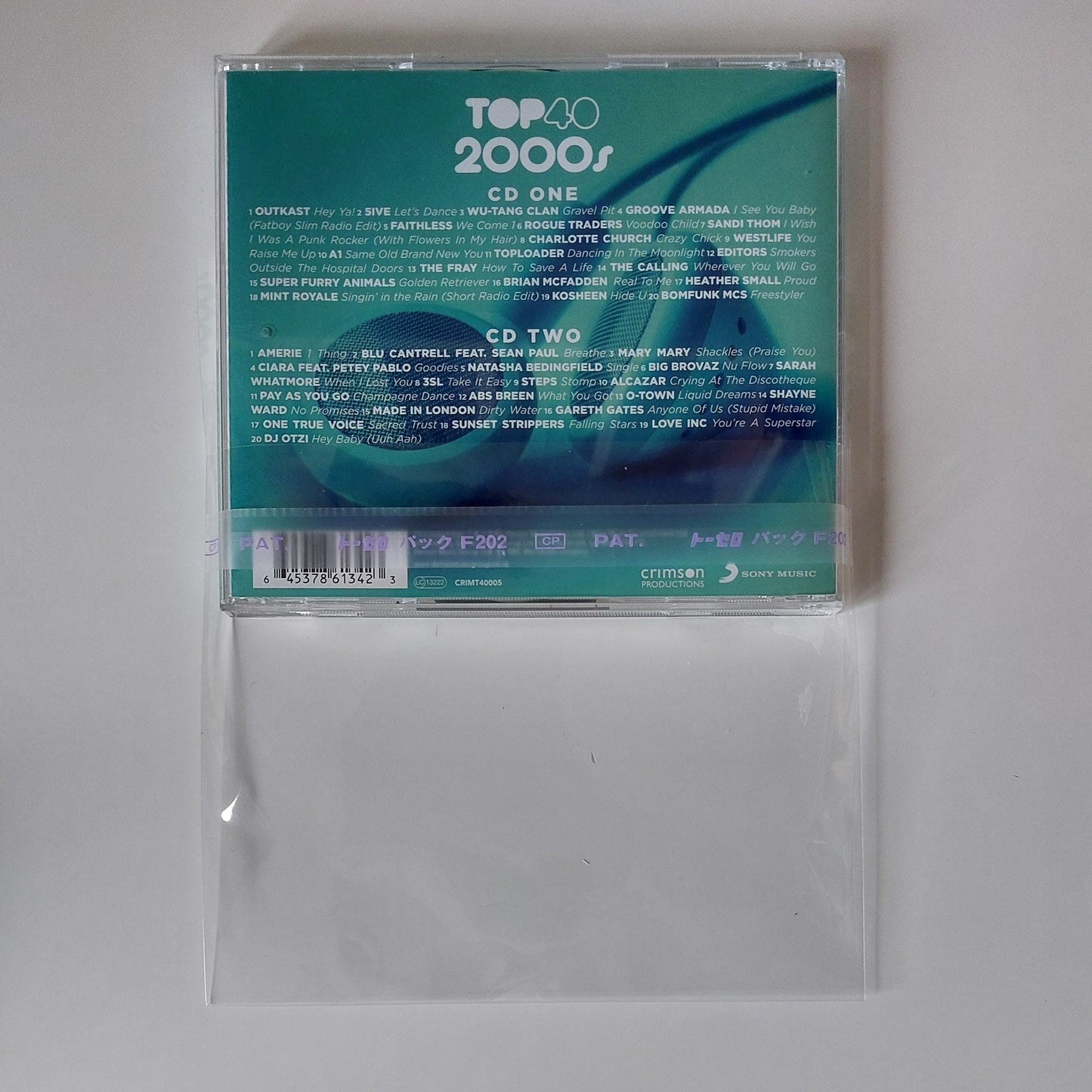 100 CD Jewel Case Resealable Japanese Sleeves