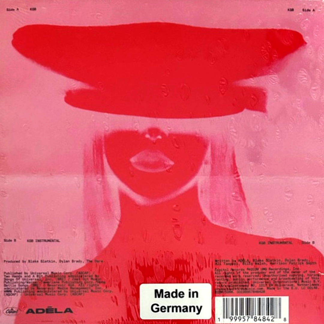 KGB-ADELA-Translucent-Red-Vinyl-7-inch-Single