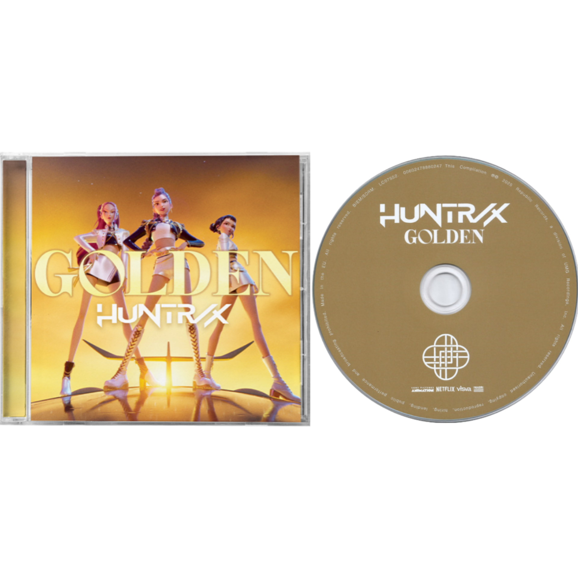 HUNTR/X, KPop Demon Hunters Cast: Golden - 3-track CD Single
