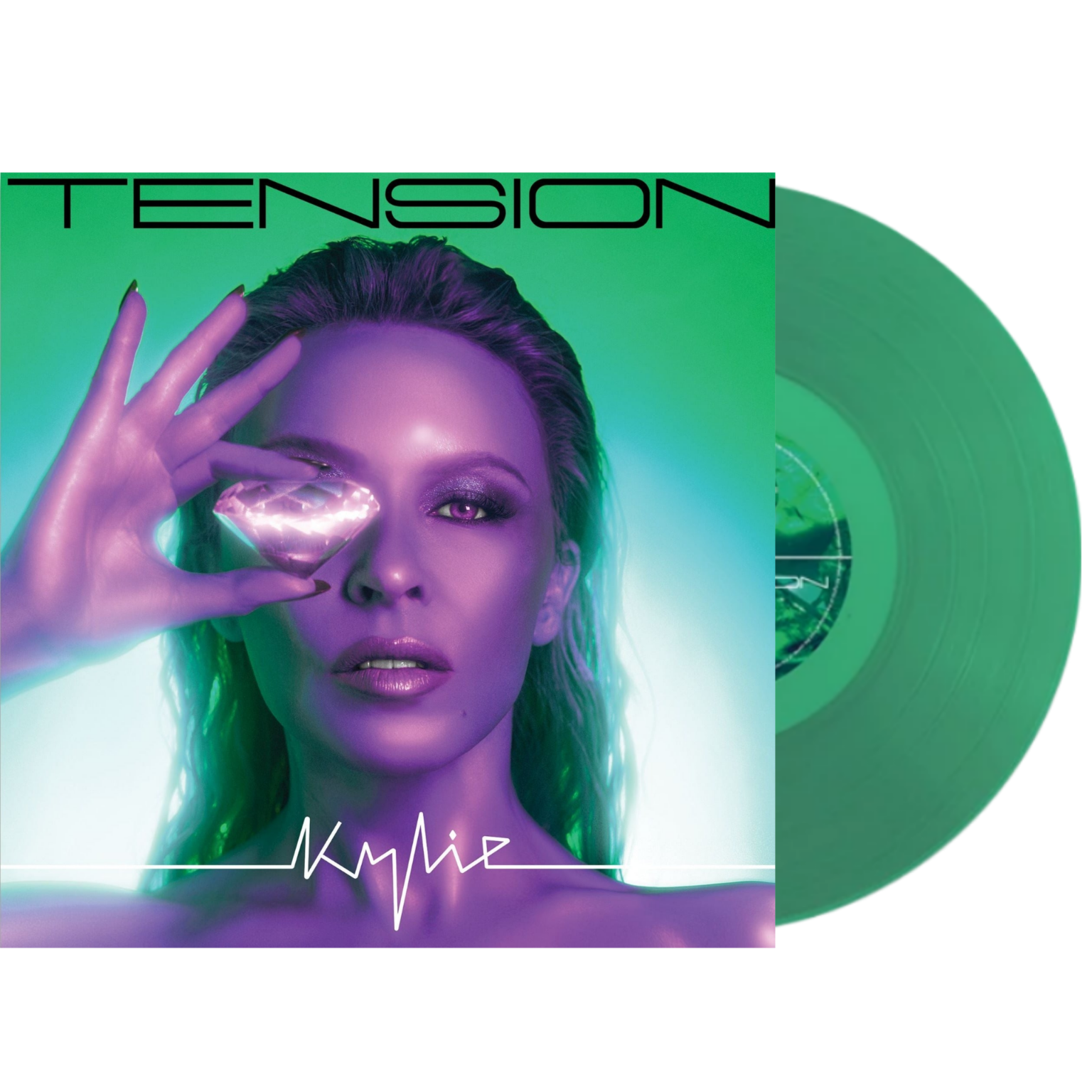 Kylie Minogue: Tension - Transparent Green Vinyl LP in Alt Artwork –  Rubber-Duckee