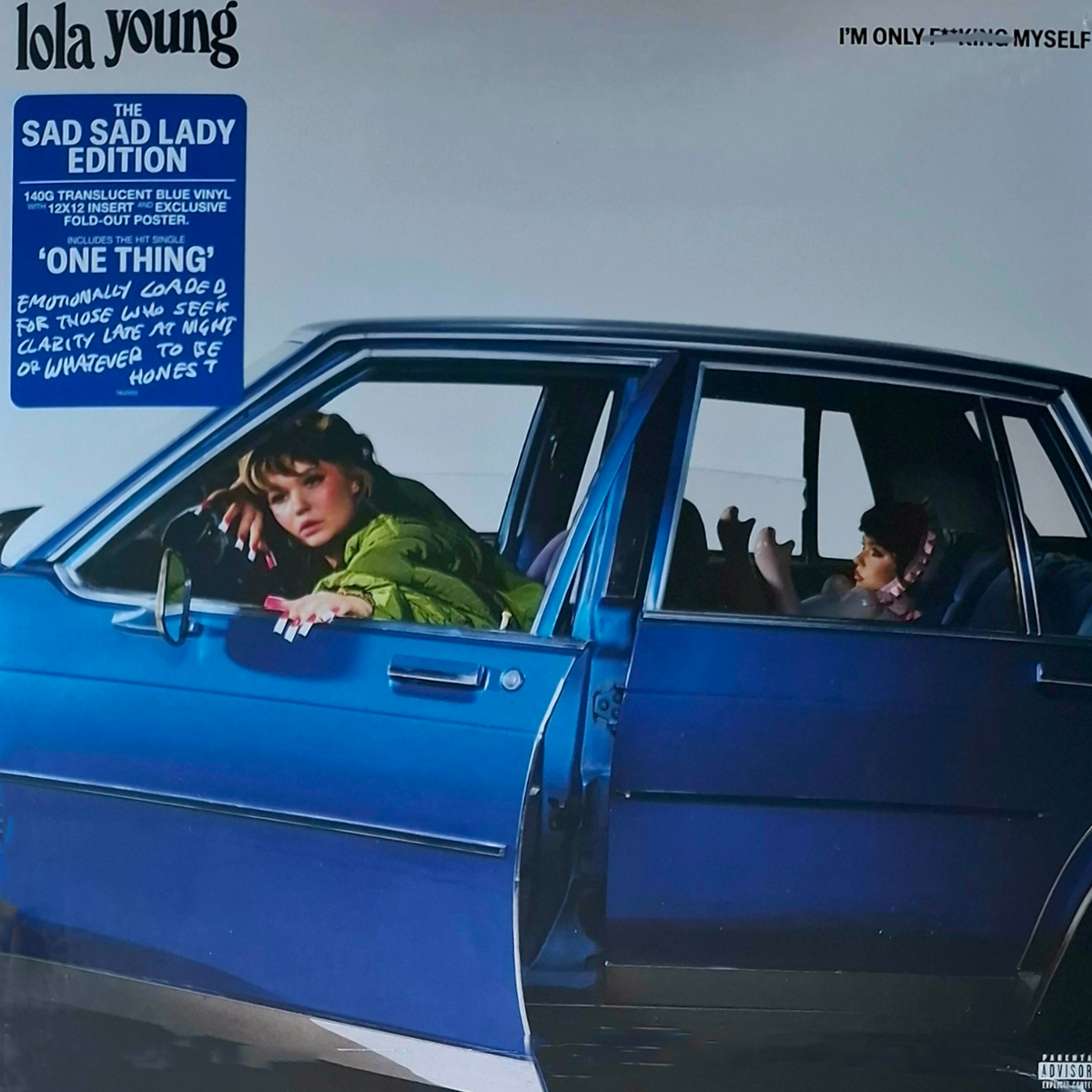 Lola-Young-Im-Only-F--king-Myself-Blue-LP-Poster