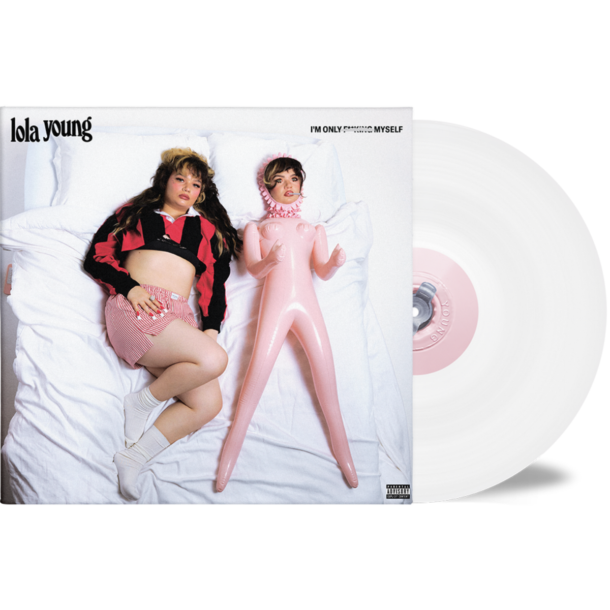 Lola-Young-Im-Only-F--king-Myself-White-Vinyl-LP