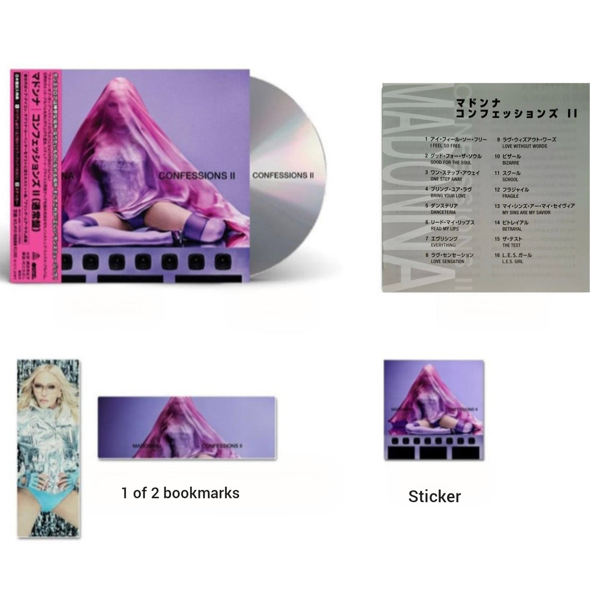 Madonna-Confessions-II-Japanese-CD-Poster-Bookmark