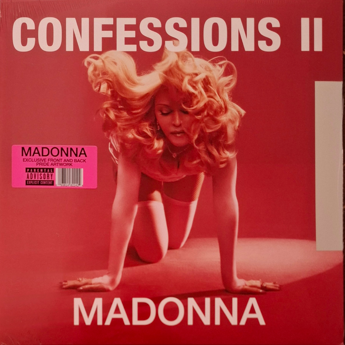 Madonna-Confessions-II-Pride-Edt-Clear-Vinyl-EX
