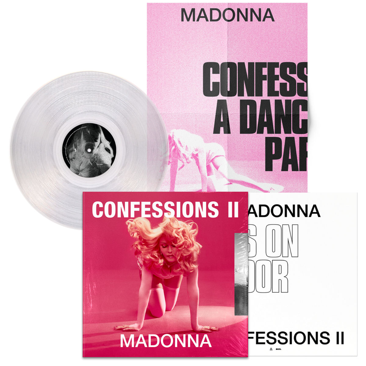 Madonna-Confessions-II-Pride-Edt-Clear-Vinyl-LP