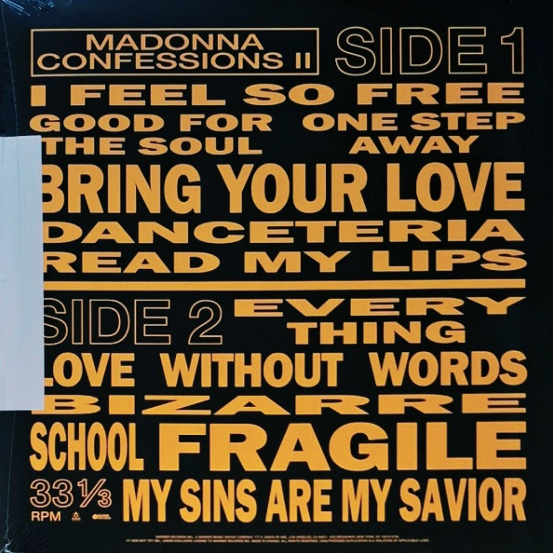 Madonna-Confessions-II-US-Spotify-Clear-Vinyl