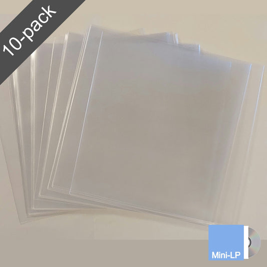 Mini-LP_Japan_Rimless_Open-Top_CD_Sleeves_10-pack
