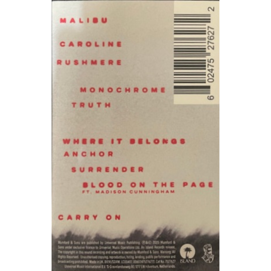 Mumford-and-Sons-Rushmere-Cassette-Tape-Red-Shell