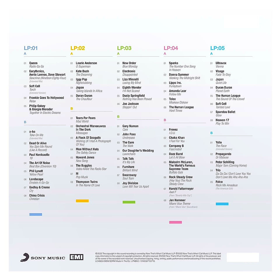 NOW_Presents_Electronic_5xLP_Compilation_Box_Set
