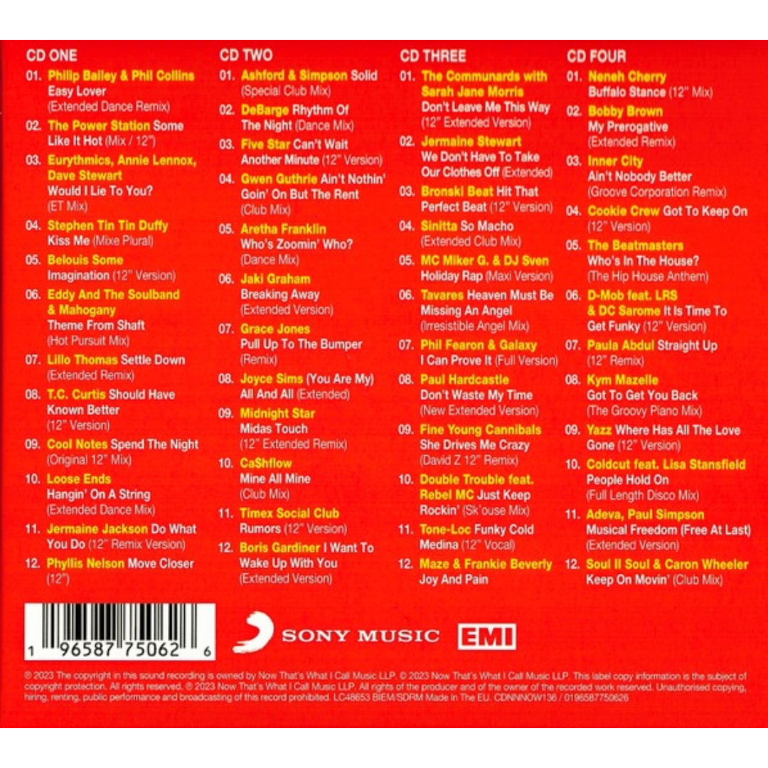 Now-Dance-80s-4xCD-UK-Digifile-Compilation-Album