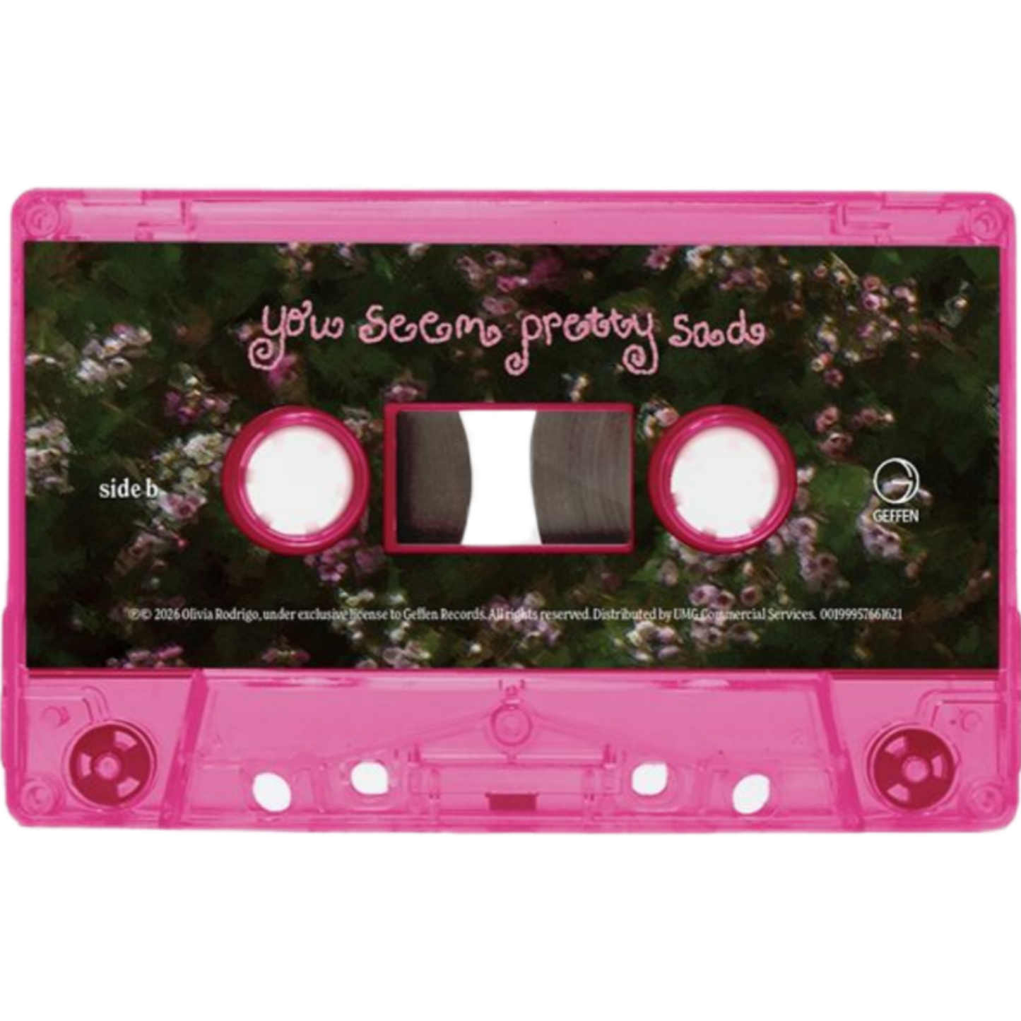 Olivia-You-Seem-Pretty-Sad-Hot-Pink-Cassette-Tape