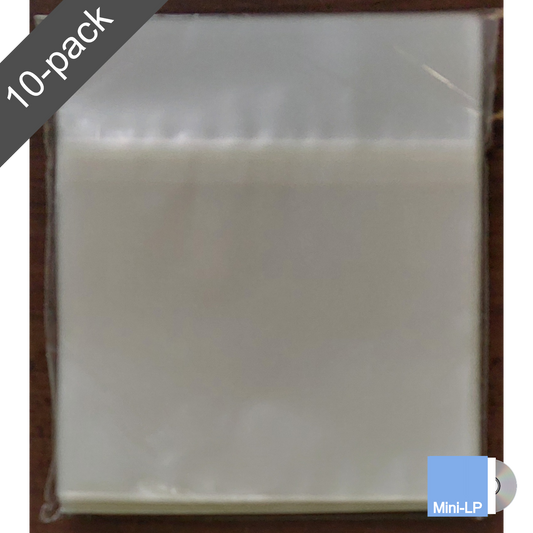 10 CD Mini-LP / Paper Jacket Japanese Resealable Sleeves