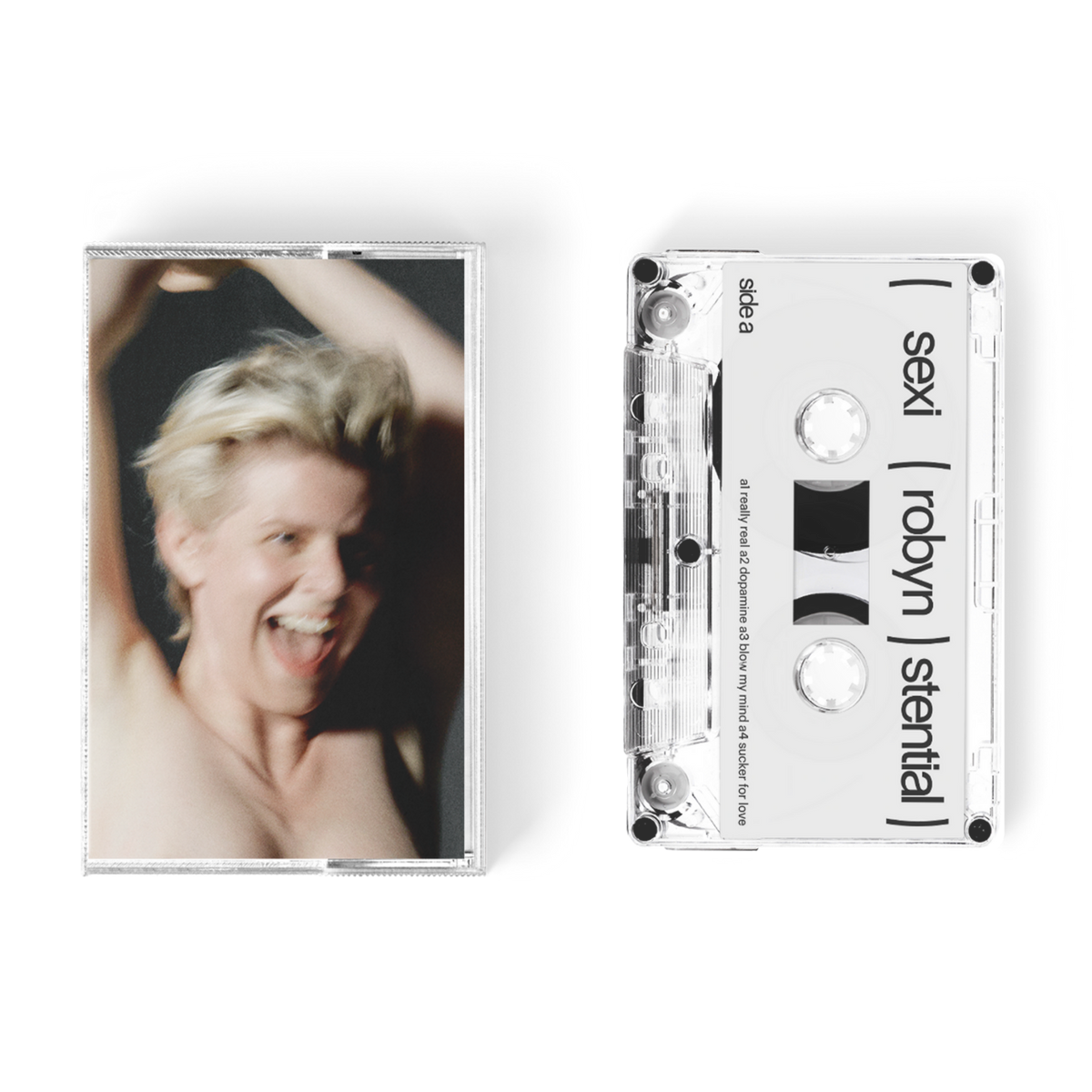 Robyn-Sexistential-Clear-Shell-UK-Cassette-Tape