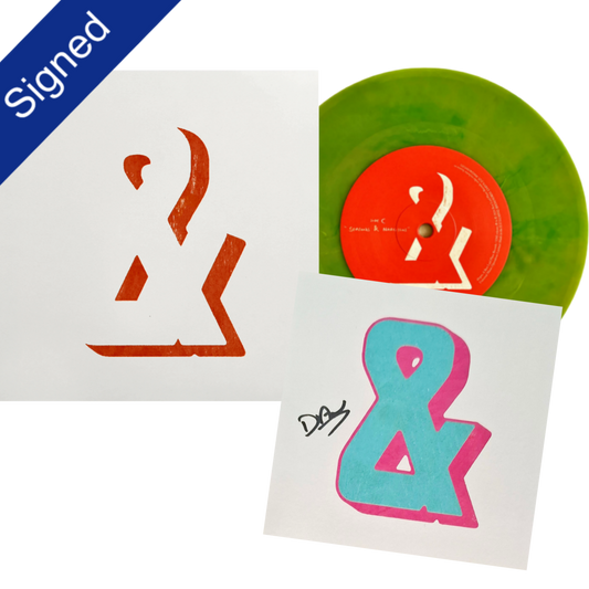 Bastille SIGNÉE : « & », Première partie - Double vinyle 7" avec carte d'art signée