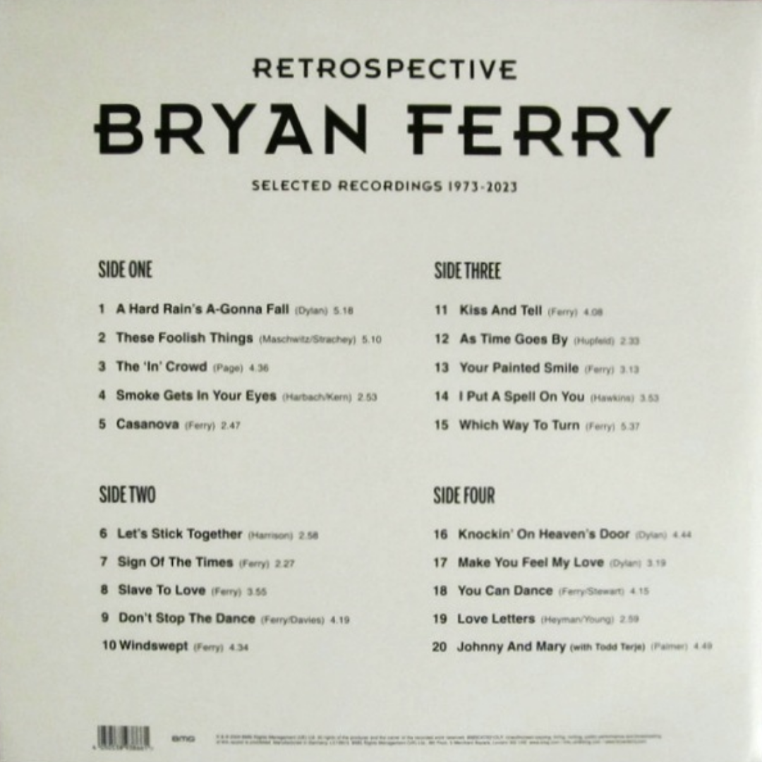 SIGNED-Bryan-Ferry-Retrospective-Double-Vinyl-LP