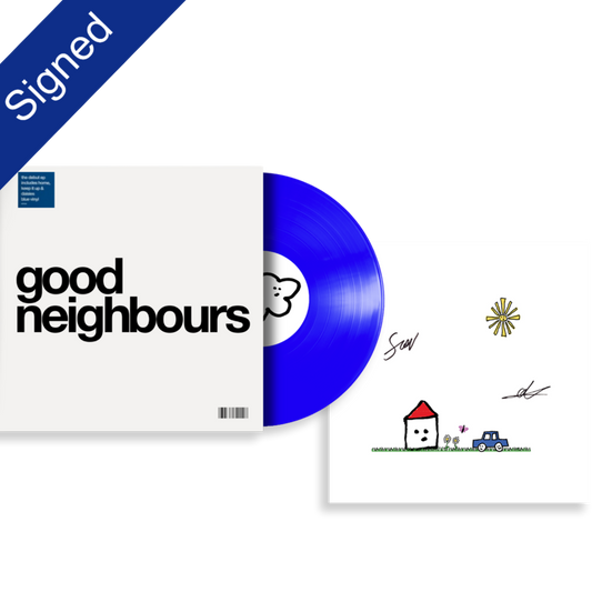 SIGNÉ Good Neighbours : Good Neighbours - EP vinyle bleu