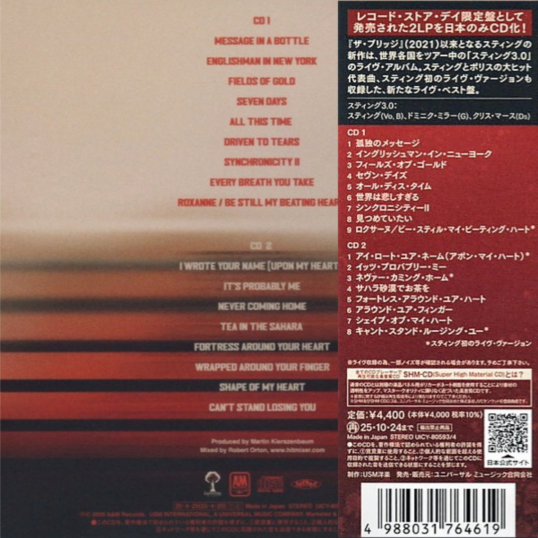 Sting-3.0-Live-Japan-Limited-Edition-Double-SHM-CD