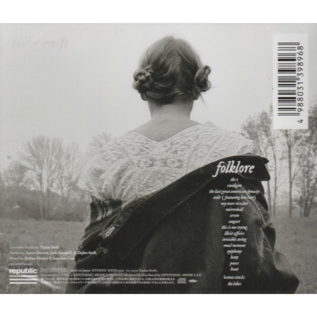 Taylor-Swift-Folklore-Japan-CD-with-Hype-Sticker