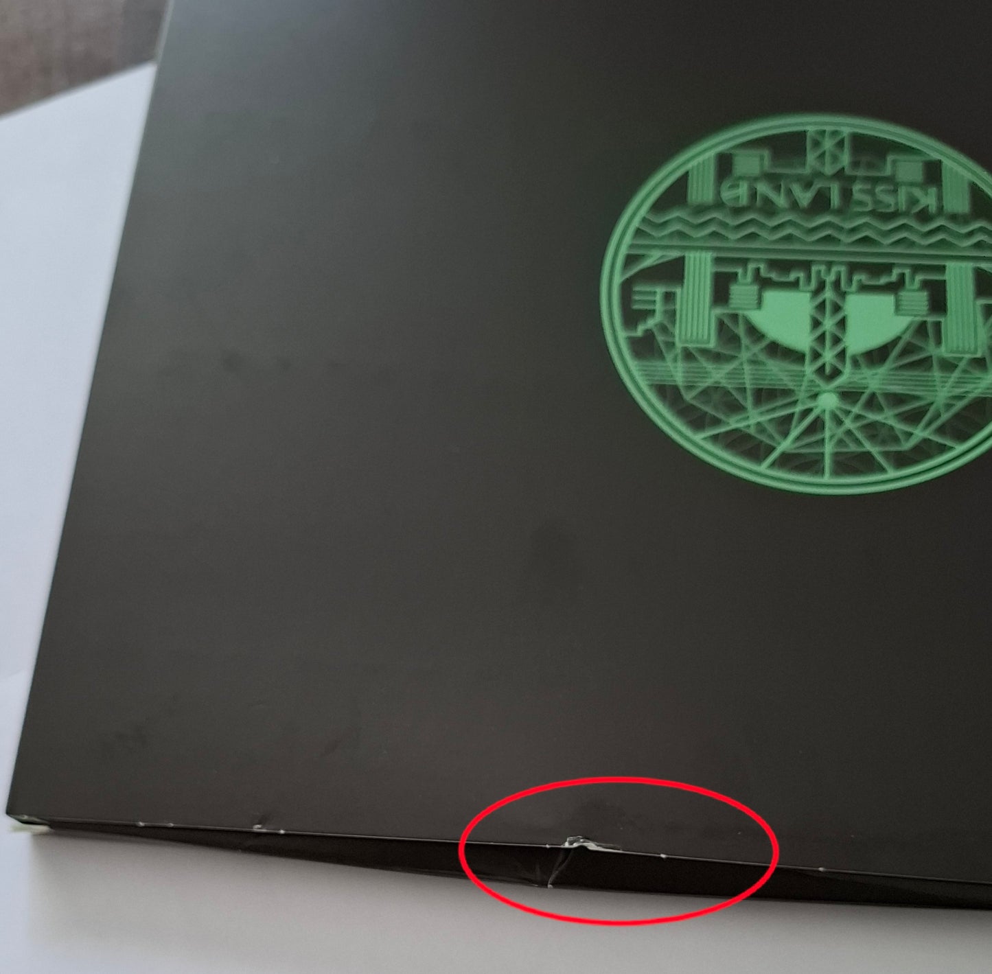 The-Weeknd-Kiss-Land-Green-Seafoam-Vinyl-LP-Damage