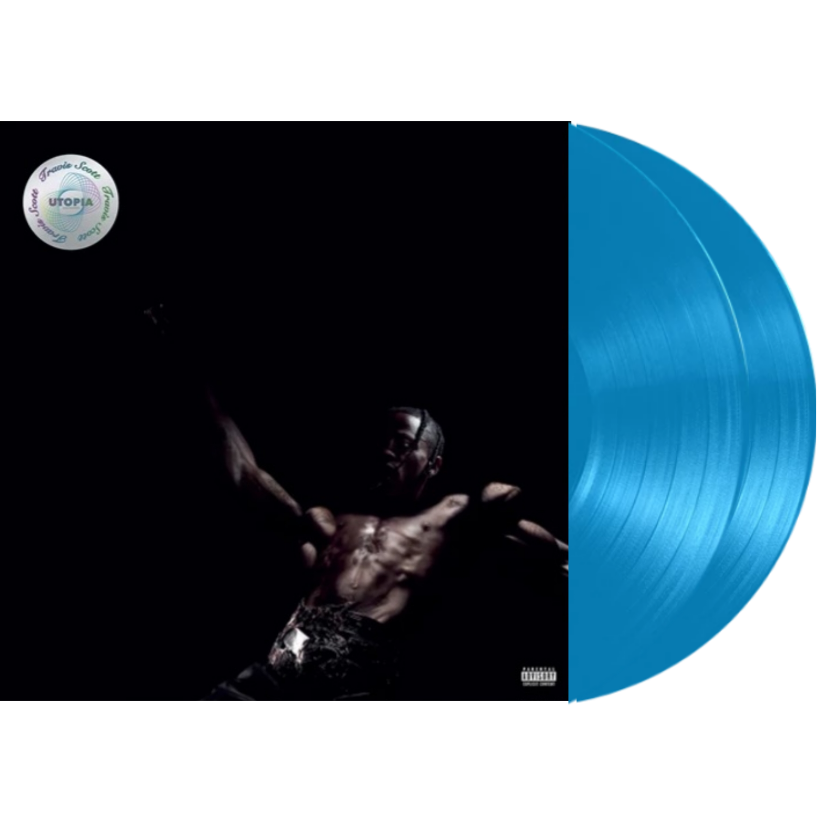 Travis Scott: UTOPIA - Opaque Blue Vinyl 2xLP inc. Meltdown ft. Drake –  Rubber-Duckee