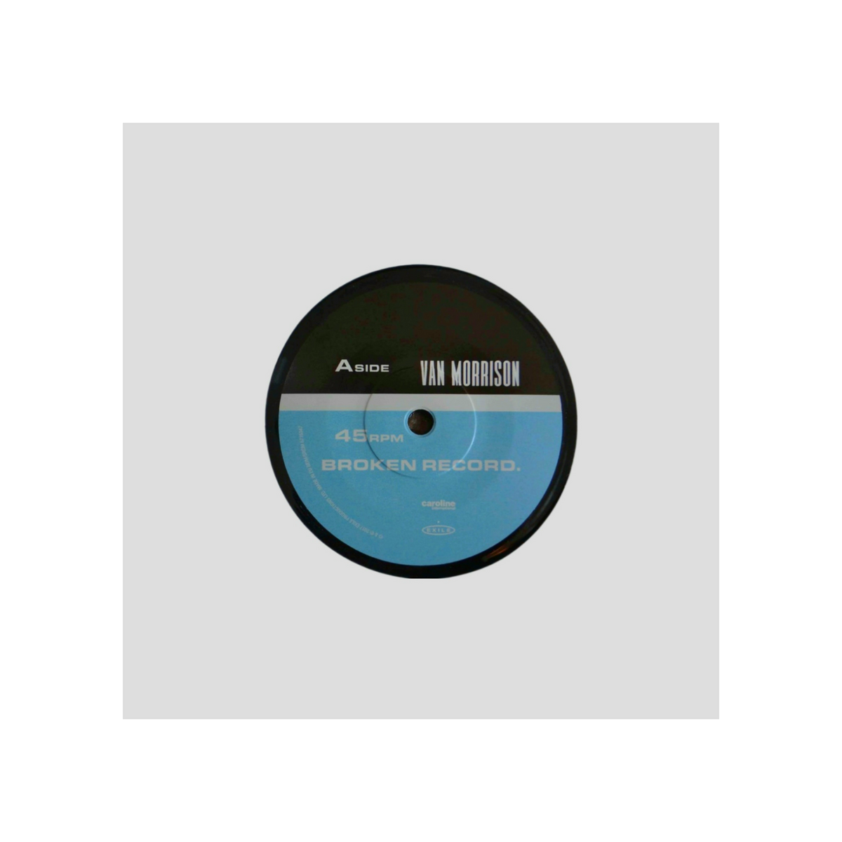 Van-Morrison-Broken-Record-Black-Vinyl-7-in-Single
