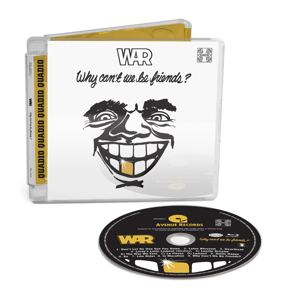 War: Why Can't We Be Friends? - Quadio Blu-ray Audio