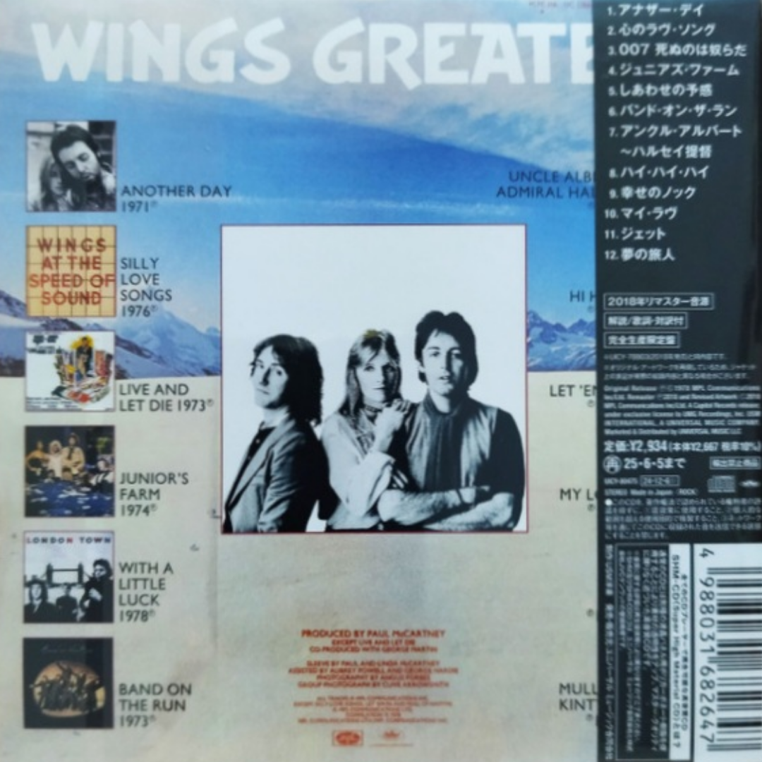 Wings-Greatest-Japan-Greatest-Hits-Mini-LP-SHM-CD