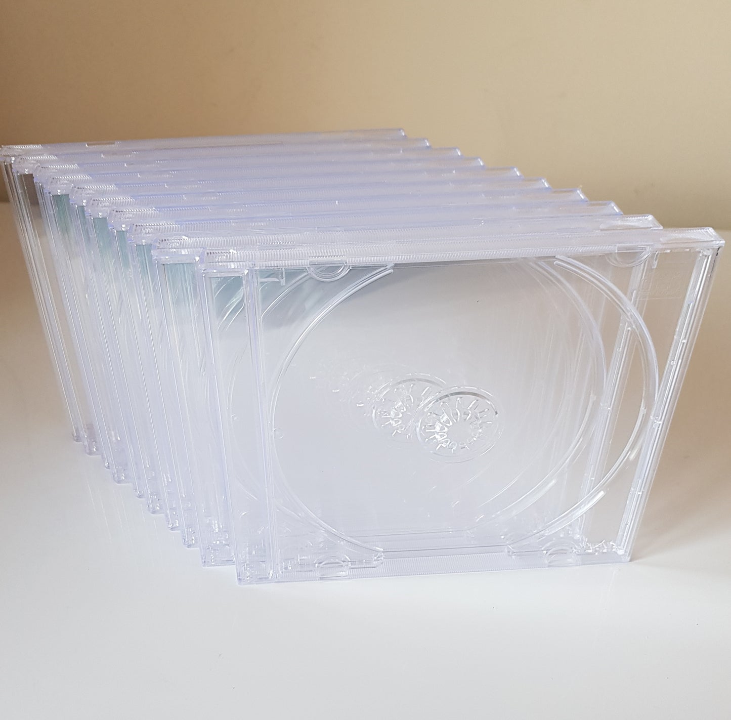 10 CD Jewel Replacement Cases with Clear Tray