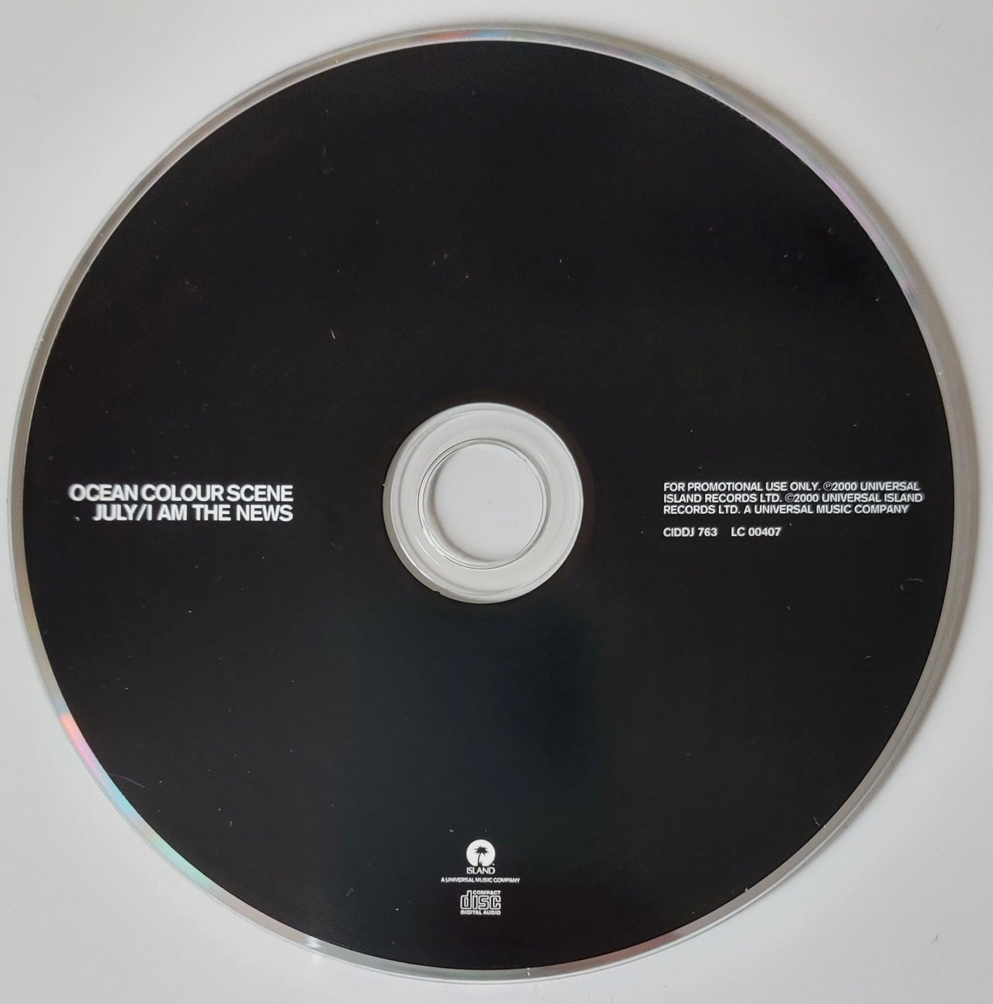 Ocean Colour Scene: July / I Am The News - Promo CD Single (NM/NM)