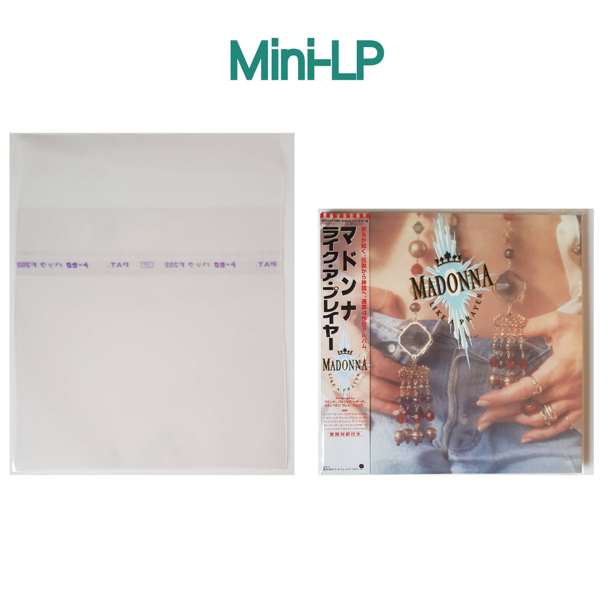 25 CD Mini-LP / Paper Jacket Japanese Resealable Sleeves