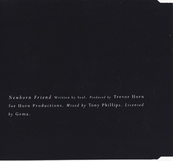 Seal : Newborn Friend (CD, Single, Promo)