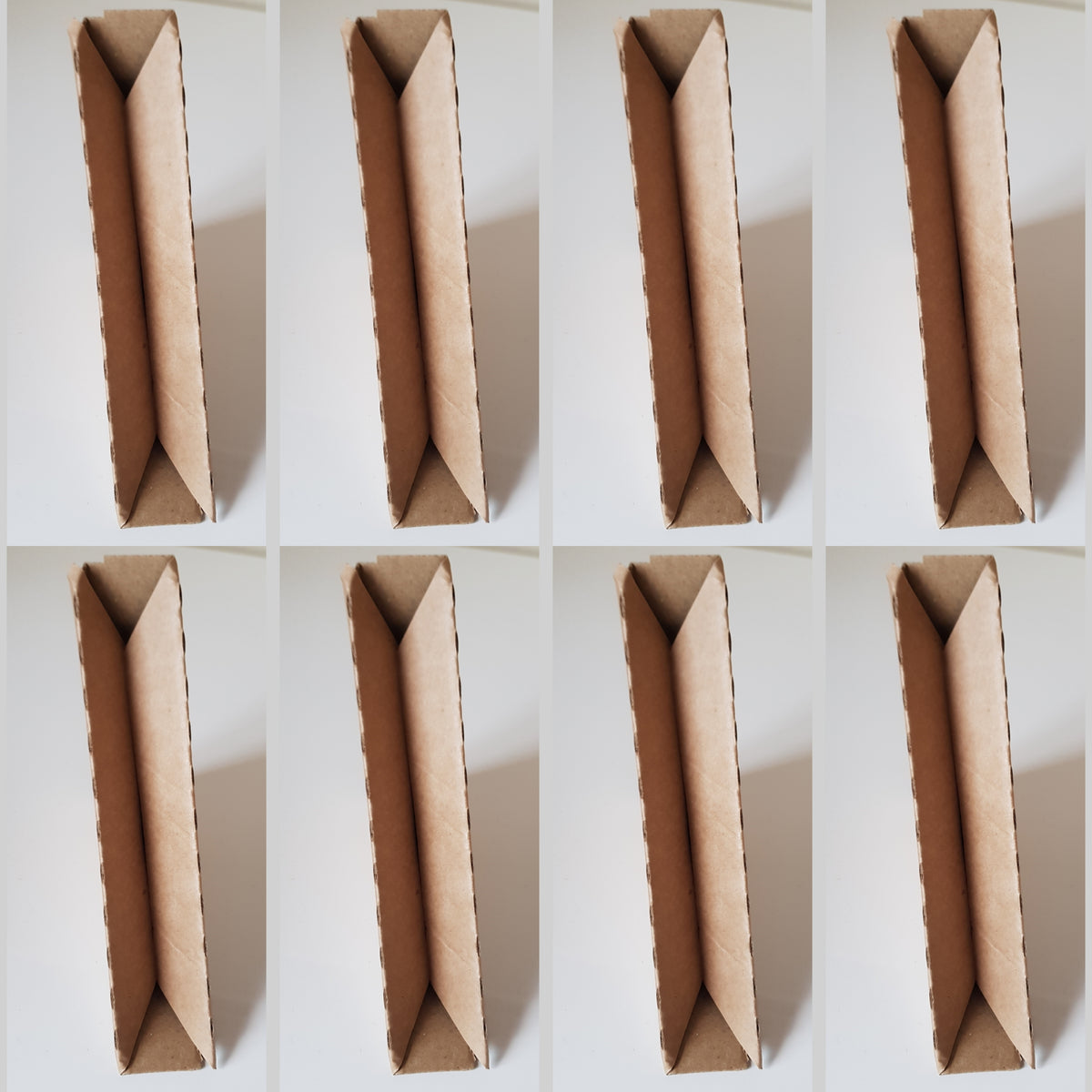 8 Corner Protectors: Multi-depth Cardboard Corners