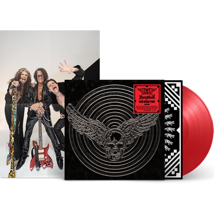 Aerosmith-Yungblud-One-More-Time-Red-Vinyl-Poster