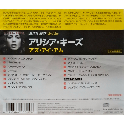 Alicia-Keys-As-I-Am-Japan-Bonus-Track-CD-Album