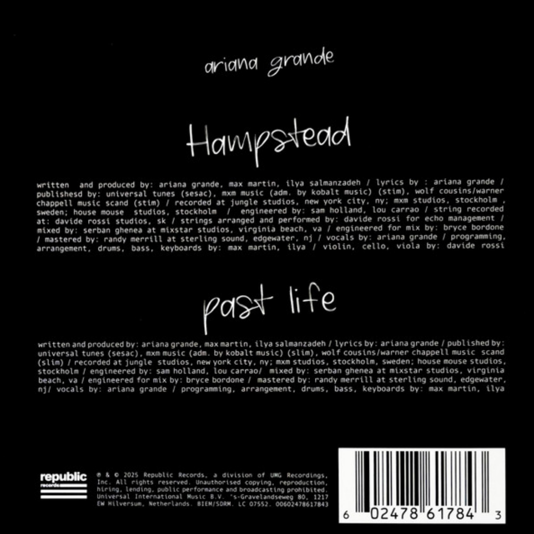 Ariana-Grande-Hampstead-7-inch-Single-Clear-Vinyl