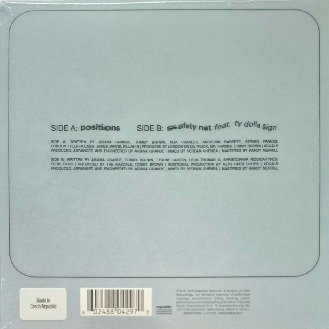 Ariana-Grande-Positions-Periwinkle-Blue-Vinyl-7-in