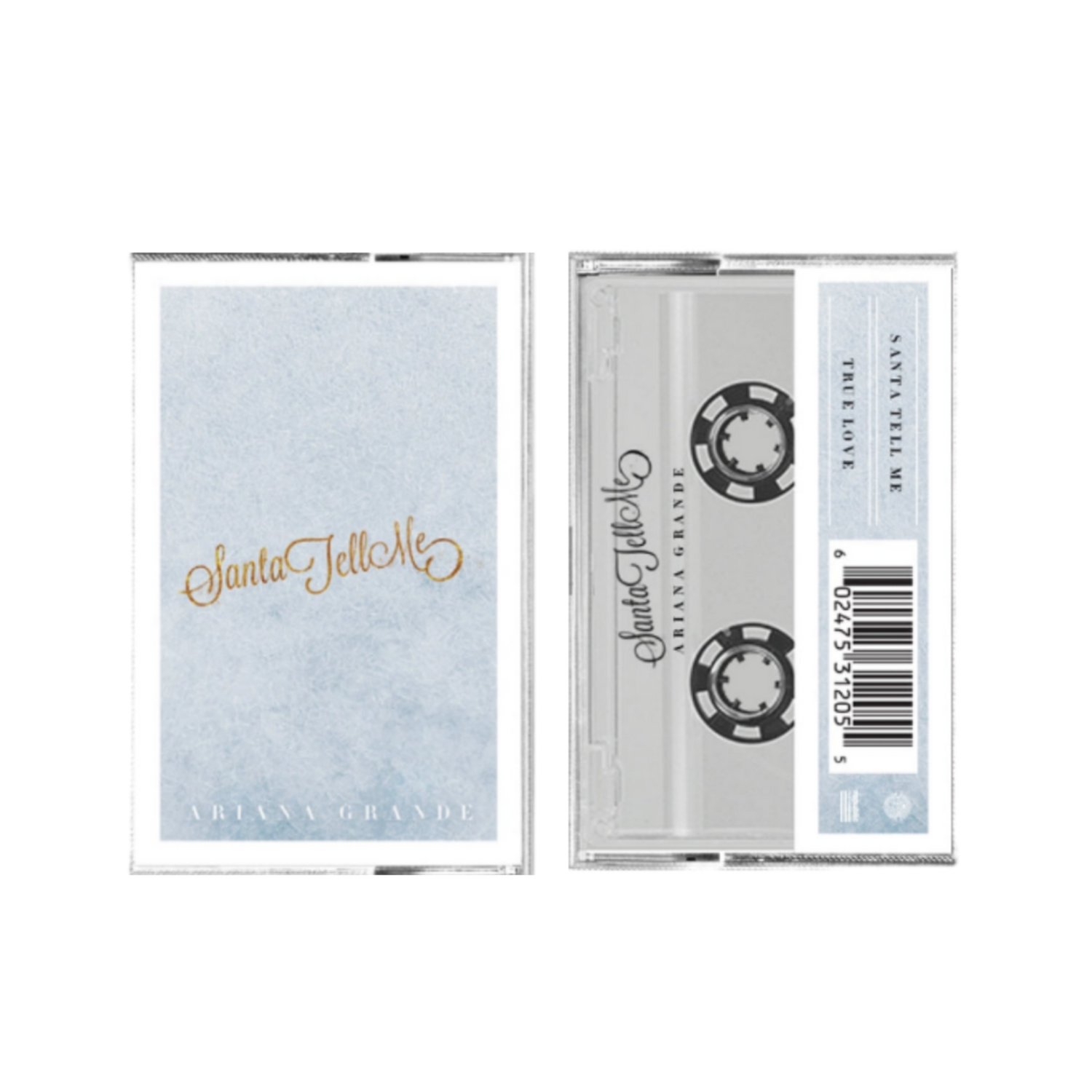Ariana-Grande-Santa-Tell-Me-White-Cassette-Single