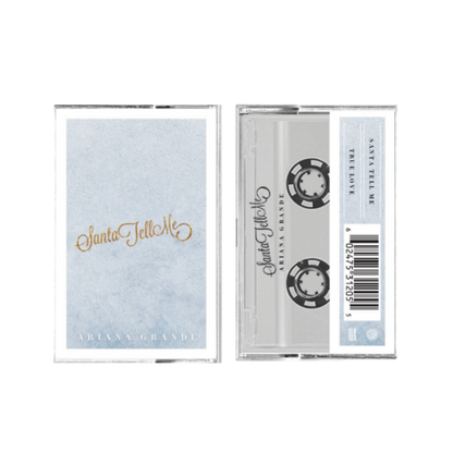 Ariana-Grande-Santa-Tell-Me-White-Cassette-Single