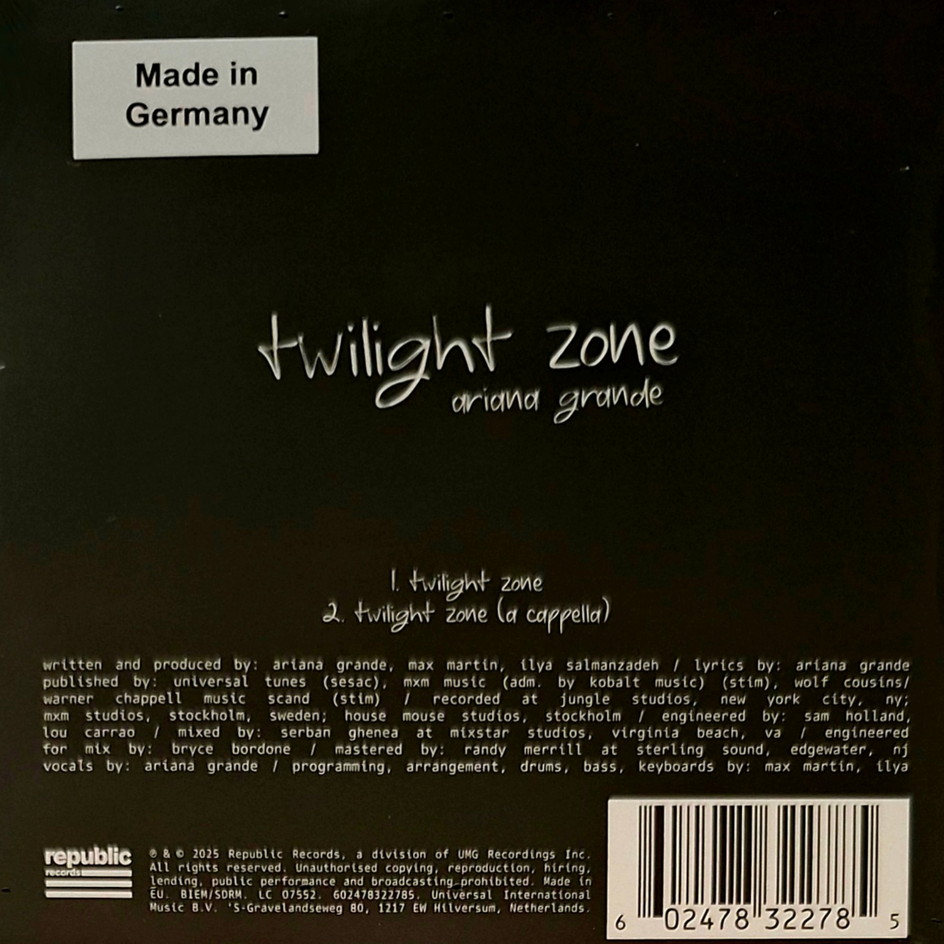 Ariana-Grande-Twilight-Zone-Limited-UK-CD-Single
