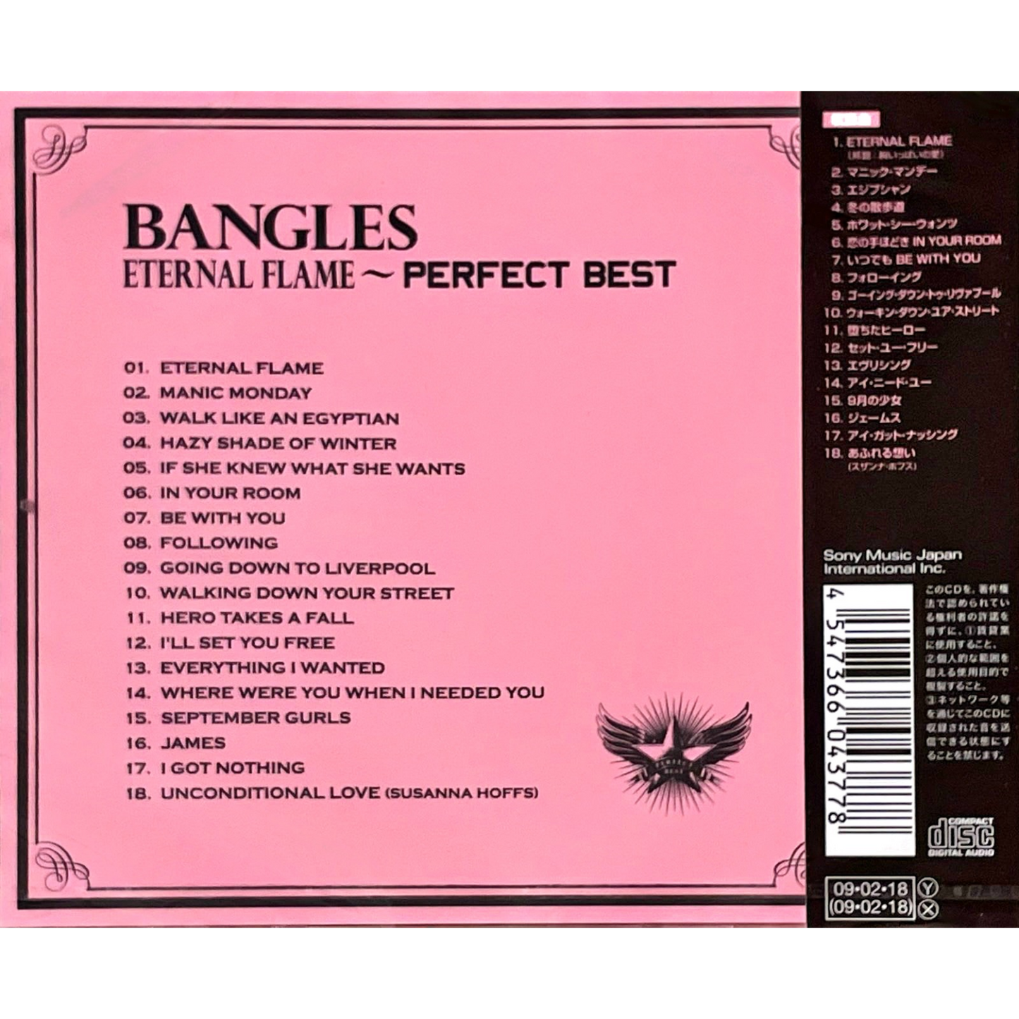 Bangles-Eternal-Flame-Perfect-Best-Japan-CD-Album
