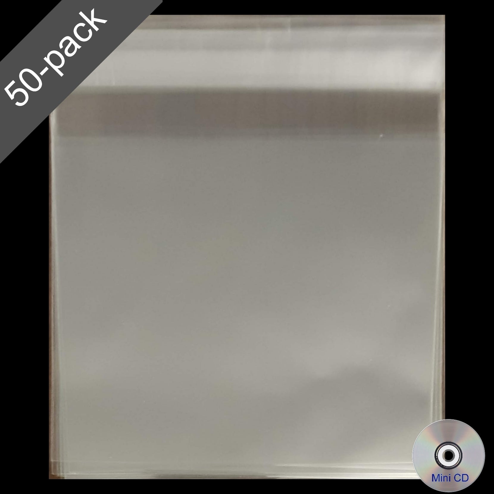 50 Mini CD Sleeves for 3