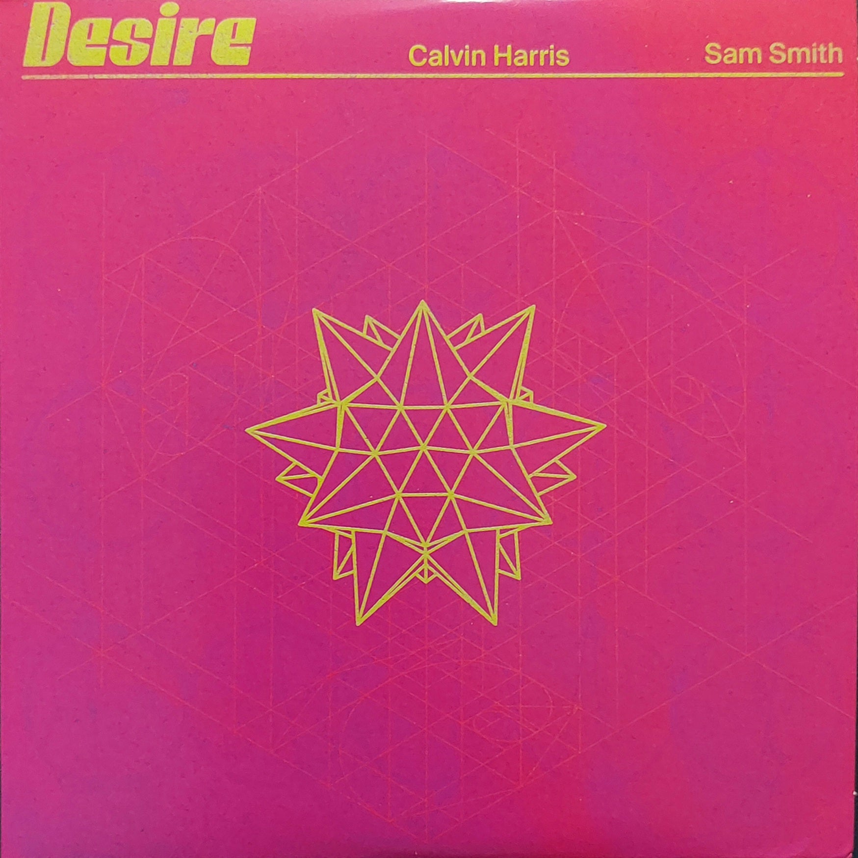 Calvin Harris & Sam Smith: Desire - UK CD Single inc. Extended Mix ...